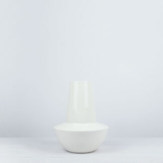 hohe Vase weiß